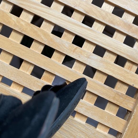 Esprit suede ruffle pointed ballet flats 7 - Picture 7 of 16